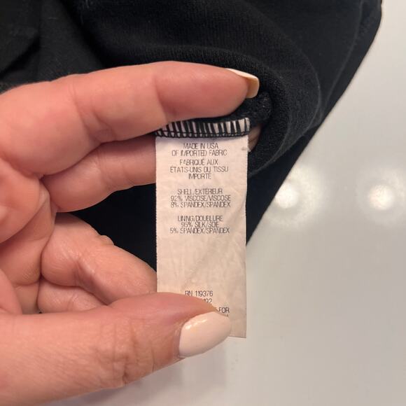 Helmut Lang Women's Black Square Neckline With Sleeveless Mini Dress Size Small - Picture 6 of 11